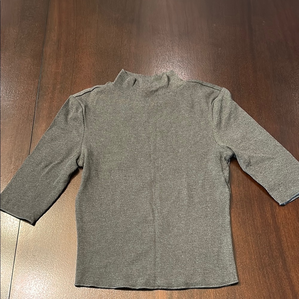 Zara Gray Crop Top